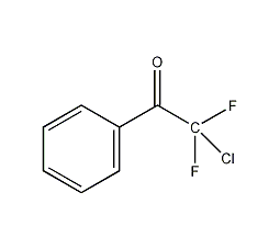 2-氯-2,2-二氟苯乙酮结构式