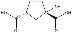 trans-(1S,3R)-1-Amino-1,3-cyclopentanedicarboxylic acid