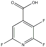 2,3,6-三氟吡啶-4-羧酸结构式