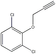 3-(2,6-二氯苯氧基)-1-丙炔结构式