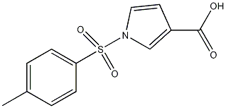 N-对甲苯磺酰基-3-吡咯甲酸结构式