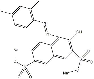 酸性红26结构式