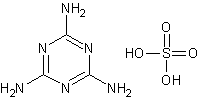 硫酸三聚氰胺结构式