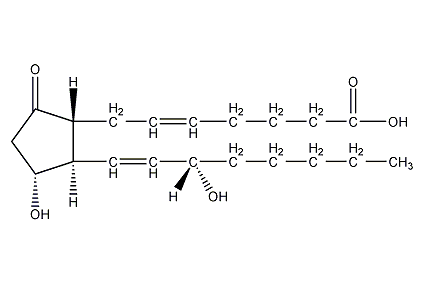 前列腺素 E2结构式