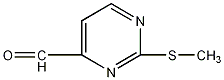 2-甲硫基-嘧啶-4-甲醛结构式