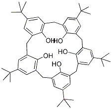 4-叔丁基杯[5]芳烃结构式