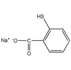 硫代水杨酸钠结构式