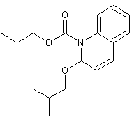 1,2-二氢-2-异丁氧基喹啉-1-甲酸异丁酯结构式