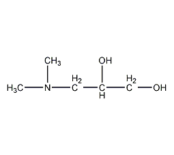 3-二甲胺基-1,2-丙二醇结构式