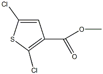 2，5-二氯噻吩-3-羧酸甲酯结构式