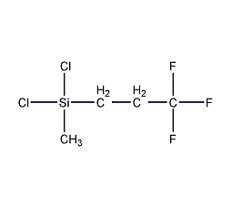 (3,3,3-三氟丙基)甲基二氯硅烷结构式