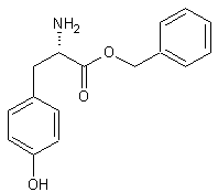 H-酪氨酸-OBzl结构式