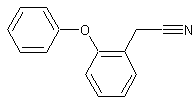 2-苯氧基苯乙腈结构式
