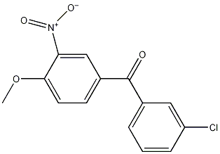 (3-Chlorophenyl)(4-methoxy-3-nitrophenyl)methanone