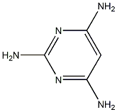 2,4,6-三氨基嘧啶结构式