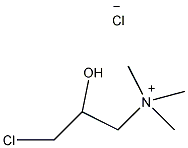 3-氯-2-羟丙基三甲基氯化铵结构式