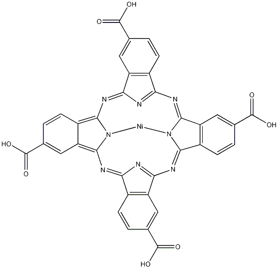 四羧基酞菁镍结构式