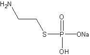 半胱胺S-磷酸钠盐结构式