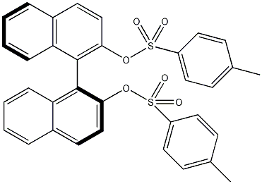 (S)-(+)-联萘酚二对甲苯磺酸酯结构式