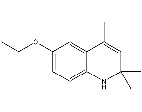 6-乙氧基-2,2,4-三甲基-1,2-二氢化喹啉结构式
