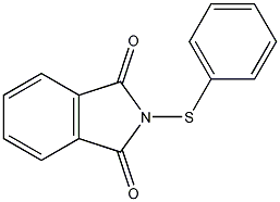 N-苯硫代邻苯二甲酰亚胺结构式