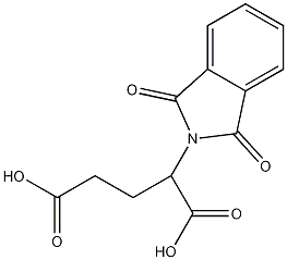 (L)-2-苯二甲酰亚氨基戊二酸结构式
