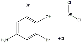 4-氨基-2,6-二溴酚氯化锡盐酸盐结构式