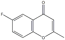 6-氟-2-甲色酮结构式