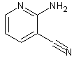 2-氨基-3-氰基吡啶结构式