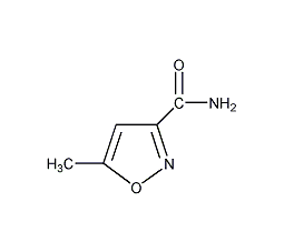 5-甲基异噁唑-3-酰氨结构式
