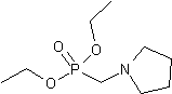 1-吡咯烷甲基膦酸二乙酯结构式