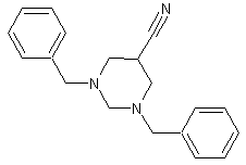 1,3-Dibenzyl-5-cyanohexahydropyrimidine