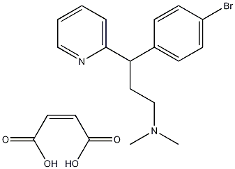 溴苯吡胺马来酸盐结构式