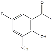 5'-氟-2'-羟基-3'-硝基乙酰苯结构式