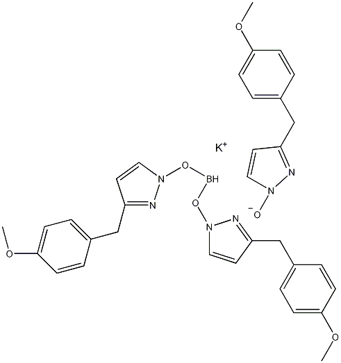 三氢(3-甲氧基吡唑-1-基)硼酸钾盐结构式