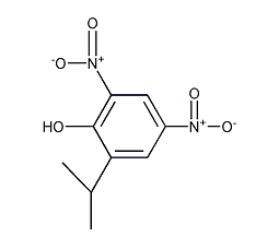 2-异丙基-4,6二硝基苯酚结构式