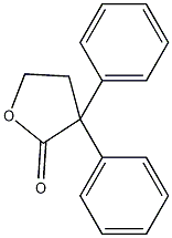 α,α-二苯基-γ-丁内酮结构式