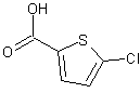 5-氯噻吩-2-羧酸结构式
