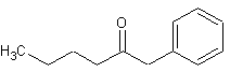 1-苯基-2-己酮结构式