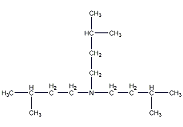 三异戊基胺结构式