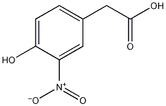 4-羟基-3-硝基苯乙酸结构式