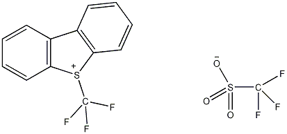 5-(三氟甲基)二苯并噻吩嗡三氟甲基磺酸盐结构式