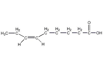 (6Z)-6-壬烯酸结构式