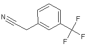 3-(三氟甲基)苯乙腈结构式