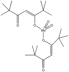 Molybdenum(Vi) Oxide Bis(2,2,6,6-Tetramethyl-3,5-Hepta结构式