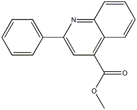 2-苯基-4-喹啉羧酸甲酯结构式
