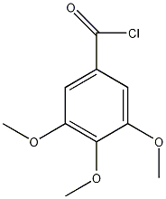3,4,5-三甲氧基苯甲酰氯结构式