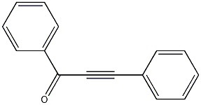1,3-二苯-2-炔丙基-1-酮结构式