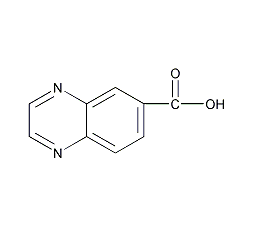 6-喹喔啉羧酸结构式