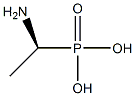 (S)-(+)-1-氨基乙基膦酸结构式